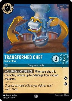 Transformed Chef - Castle Stove - 157/204 (Normal, Common)
