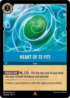 Heart of Te Fiti - 164/204 (Normal, Rare)