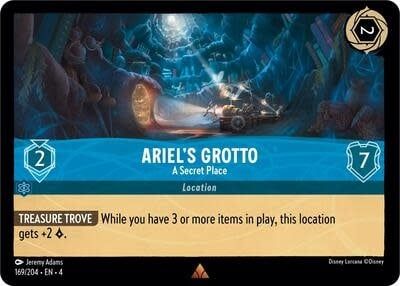 Ariel&#39;s Grotto - A Secret Place - 169/204 (Normal, Rare)