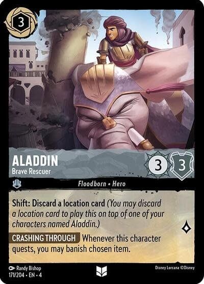 Aladdin - Brave Rescuer - 171/204 (Normal, Uncommon)