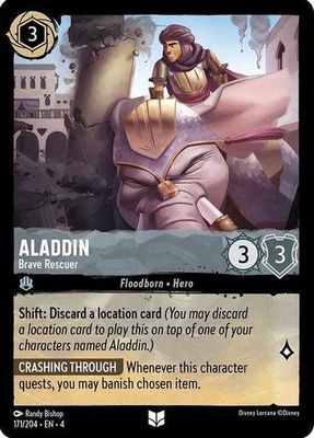 Aladdin - Brave Rescuer - 171/204 (Normal, Uncommon)