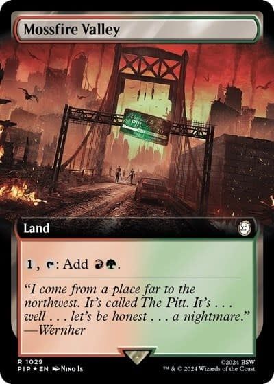 Mossfire Valley (Extended Art) (Surge Foil) - 1029 (Foil, R)