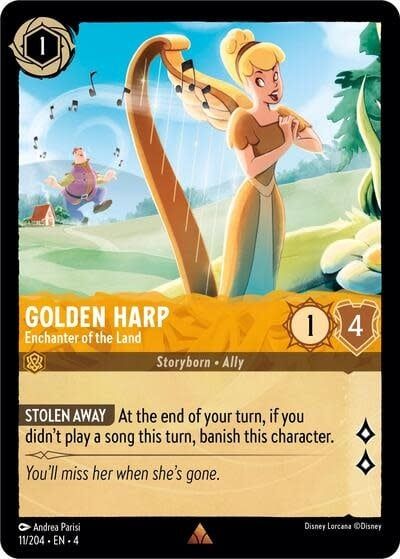 Golden Harp - Enchanter of the Land - 11/204 (Normal, Rare)