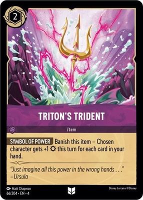 Triton&#39;s Trident - 66/204 (Normal, Uncommon)