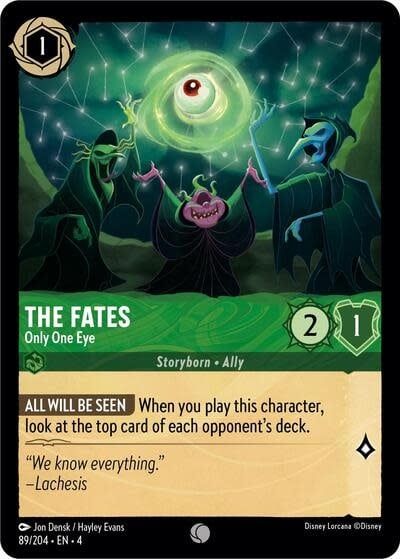 The Fates - Only One Eye - 89/204 (Normal, Common)