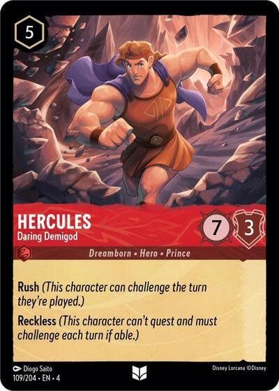 Hercules - Daring Demigod - 109/204 (Normal, Uncommon)