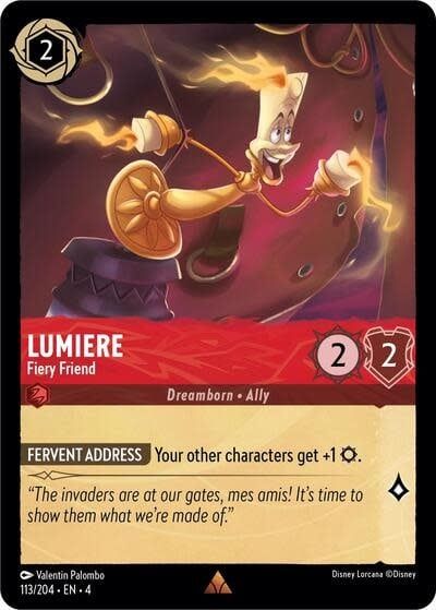 Lumiere - Fiery Friend - 113/204 (Normal, Rare)