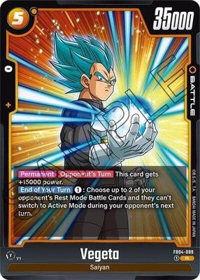 Vegeta - FB04-089 (Holofoil, Rare)