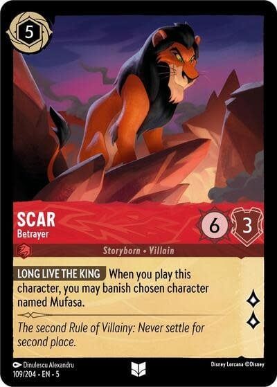 Scar - Betrayer - 109/204 (Cold Foil, Uncommon)