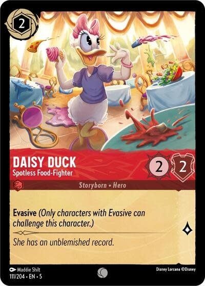 Daisy Duck - Spotless Food-Fighter - 111/204 (Normal, Common)