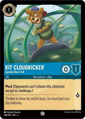 Kit Cloudkicker - Spunky Bear Cub - 148/204 (Normal, Common)