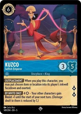 Kuzco - Selfish Emperor - 149/204 (Normal, Super Rare)