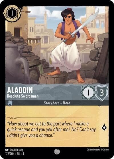 Aladdin - Resolute Swordsman - 172/204 (Normal, Common)