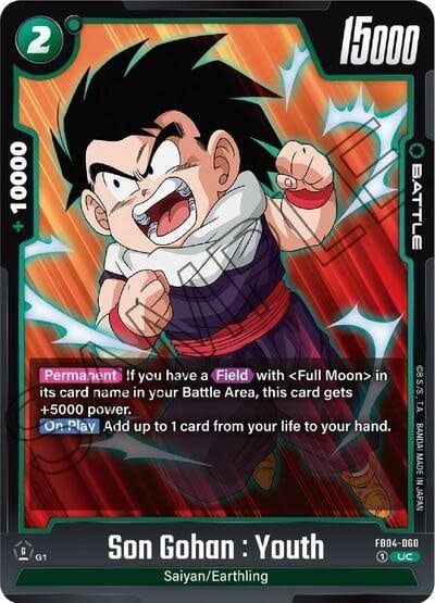 Son Gohan : Youth - FB04-060 (Normal, Uncommon)