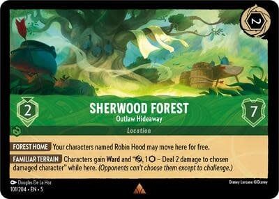 Sherwood Forest - Outlaw Hideaway - 101/204 (Normal, Rare)