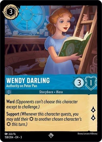 Wendy Darling - Authority on Peter Pan - 158/204 (Normal, Super Rare)