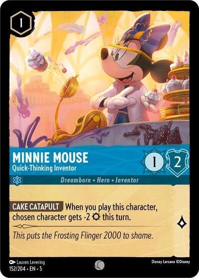 Minnie Mouse - Quick-Thinking Inventor - 152/204 (Normal, Common)