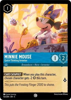 Minnie Mouse - Quick-Thinking Inventor - 152/204 (Normal, Common)