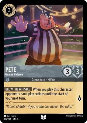 Pete - Games Referee - 195/204 (Normal, Uncommon)