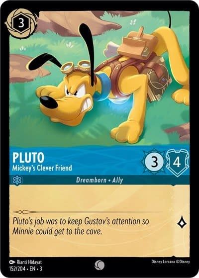 Pluto - Mickey&#39;s Clever Friend - 152/204 (Normal, Common)