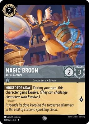 Magic Broom - Aerial Cleaner - 185/204 (Cold Foil, Common)