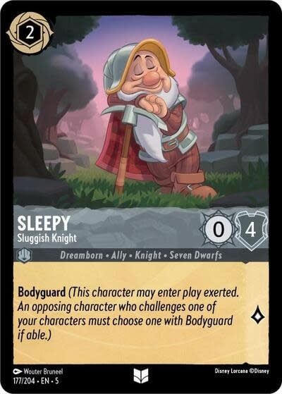 Sleepy - Sluggish Knight - 177/204 (Normal, Uncommon)