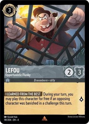 LeFou - Opportunistic Flunky - 181/204 (Normal, Rare)