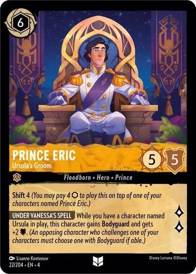 Prince Eric - Ursula&#39;s Groom - 22/204 (Normal, Uncommon)