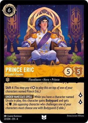 Prince Eric - Ursula&#39;s Groom - 22/204 (Normal, Uncommon)