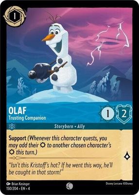 Olaf - Trusting Companion - 150/204 (Normal, Common)