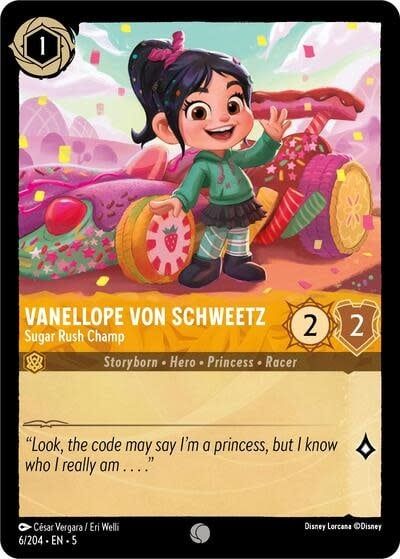 Vanellope von Schweetz - Sugar Rush Champ - 6/204 (Normal, Common)