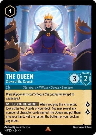 The Queen - Crown of the Council - 148/204 (Normal, Rare)