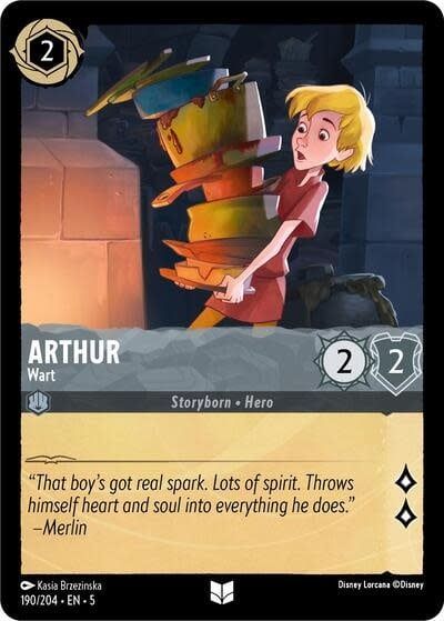 Arthur - Wart - 190/204 (Normal, Uncommon)