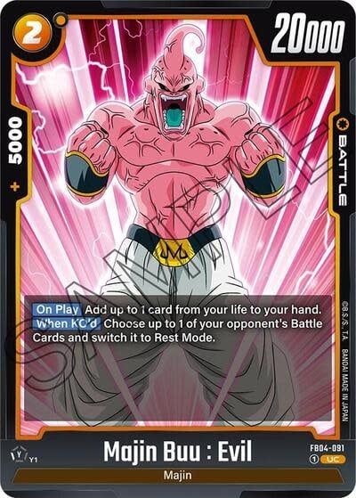 Majin Buu : Evil - FB04-091 (Normal, Uncommon)