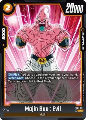 Majin Buu : Evil - FB04-091 (Normal, Uncommon)