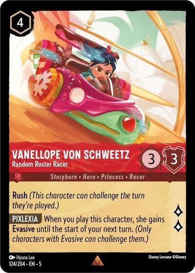 Vanellope von Schweetz - Random Roster Racer - 124/204 (Normal, Rare)