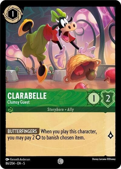 Clarabelle - Clumsy Guest - 86/204 (Normal, Common)