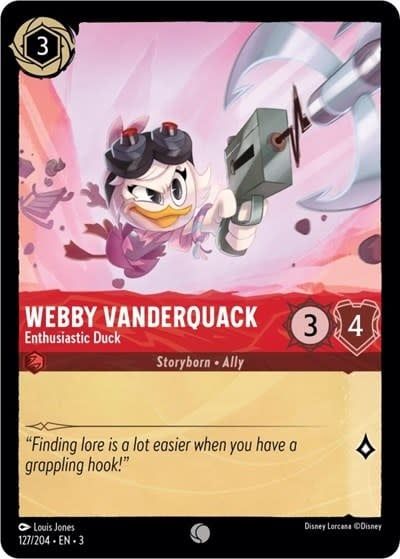 Webby Vanderquack - Enthusiastic Duck - 127/204 (Normal, Common)