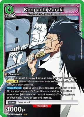 Kenpachi Zaraki (081) - UE01BT/BLC-1-081 (Foil, Super Rare)