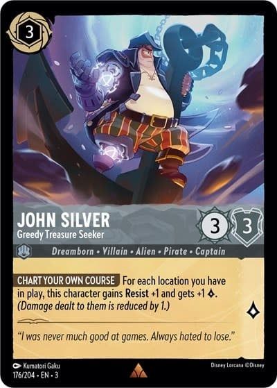 John Silver - Greedy Treasure Seeker - 176/204 (Normal, Rare)