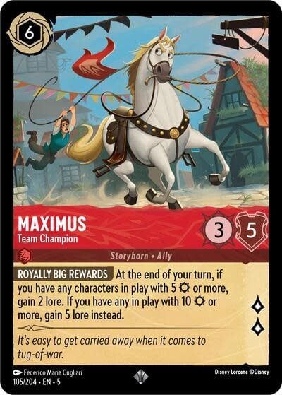 Maximus - Team Champion - 105/204 (Cold Foil, Super Rare)