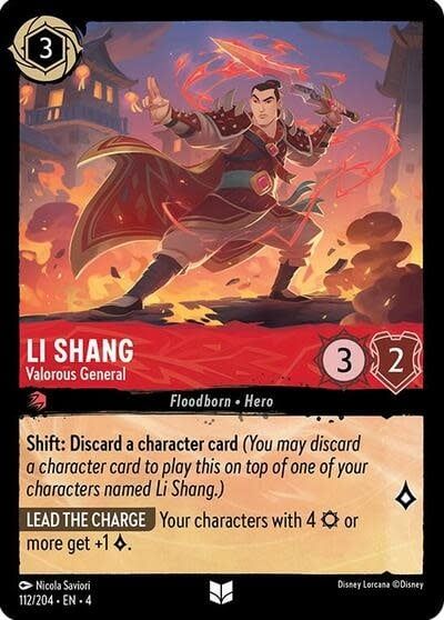 Li Shang - Valorous General - 112/204 (Normal, Uncommon)