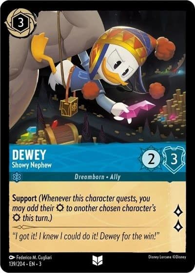 Dewey - Showy Nephew - 139/204 (Normal, Uncommon)