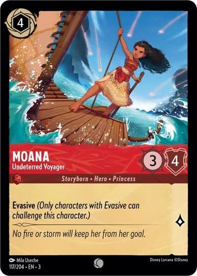 Moana - Undeterred Voyager - 117/204 (Normal, Common)