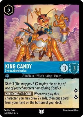 King Candy - Sweet Abomination - 154/204 (Cold Foil, Uncommon)