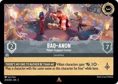 Bad-Anon - Villain Support Center - 203/204 (Normal, Rare)