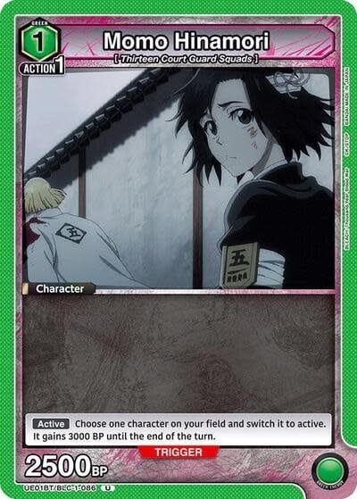 Momo Hinamori - UE01BT/BLC-1-086 (Normal, Uncommon)