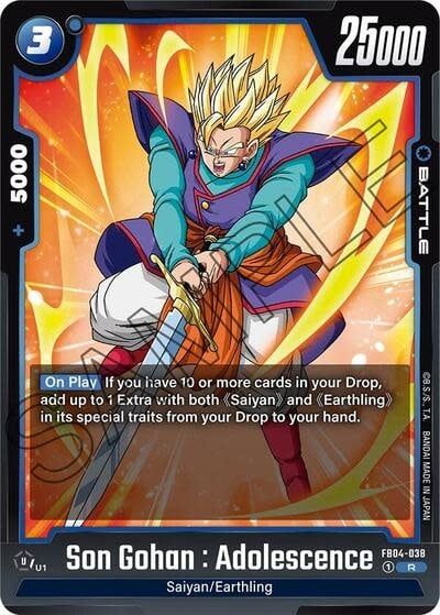 Son Gohan : Adolescence - FB04-038 (Holofoil, Rare)