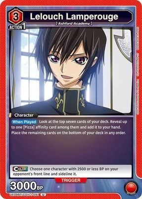Lelouch Lamperouge (091) - UE04BT/CGH-1-091 (Normal, Uncommon)