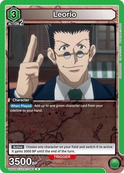 Leorio (091) - UE02BT/HTR-1-091 (Foil, Rare)